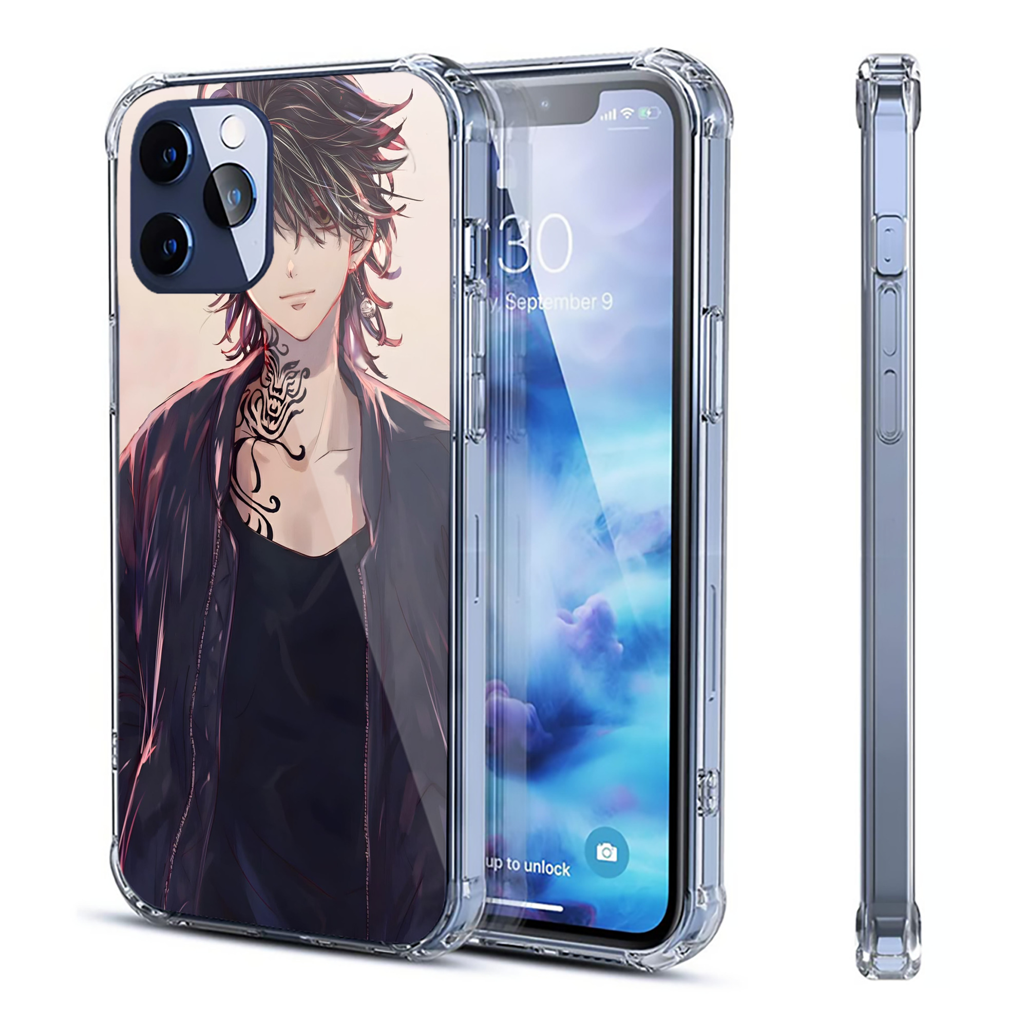 （画像用） 東京リベンジャーズ Tokyo Revengers 【iPhone 12シリーズ対応】透明スマホケース（クリアソフトケース）